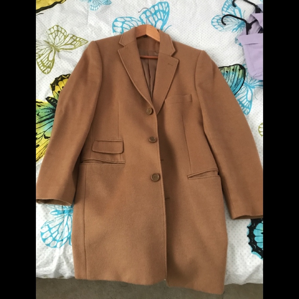 Camel Overcoat Size Medium by Combatant Gentlemen